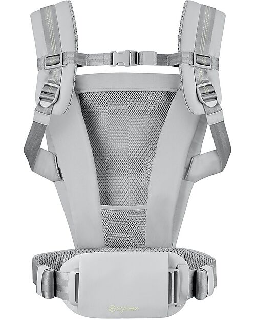 Cybex Amya Baby Carrier - Fog Grey - from Birth to 15 Kg - Adapts to Your Baby's Body Baby Carriers
