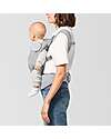 Cybex Amya Baby Carrier - Fog Grey - from Birth to 15 Kg - Adapts to Your Baby's Body Baby Carriers