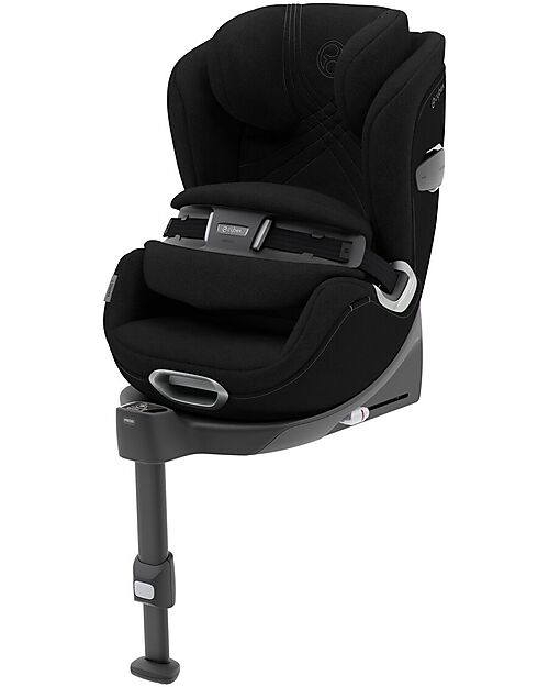 Cybex Anoris T i-Size Car Seat - Deep Black/Black - from 15 Months to 6 Years Car Seats Group 1/2/3