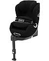 Cybex Anoris T i-Size Car Seat - Deep Black/Black - from 15 Months to 6 Years Car Seats Group 1/2/3
