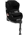 Cybex Anoris T i-Size Car Seat - Deep Black/Black - from 15 Months to 6 Years Car Seats Group 1/2/3
