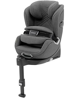 Cybex Anoris T i-Size Car Seat - Soho Grey/Mid Gray - from 15 Months to 6 Years Car Seats Group 1/2/3