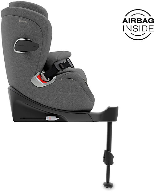 Cybex Anoris T i-Size Car Seat - Soho Grey/Mid Gray - from 15 Months to 6 Years Car Seats Group 1/2/3