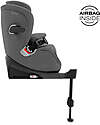 Cybex Anoris T i-Size Car Seat - Soho Grey/Mid Gray - from 15 Months to 6 Years Car Seats Group 1/2/3