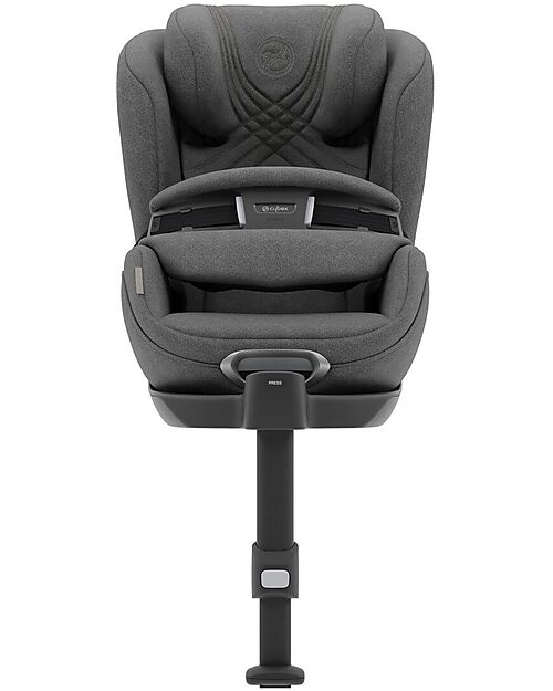 Cybex Anoris T i-Size Car Seat - Soho Grey/Mid Gray - from 15 Months to 6 Years Car Seats Group 1/2/3