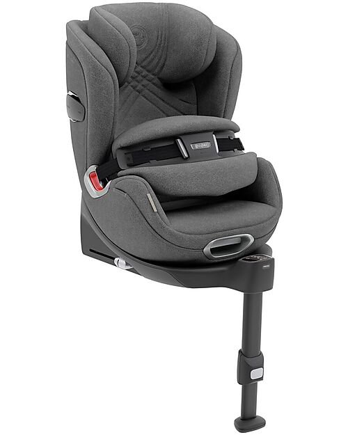 Cybex Anoris T i-Size Car Seat - Soho Grey/Mid Gray - from 15 Months to 6 Years Car Seats Group 1/2/3