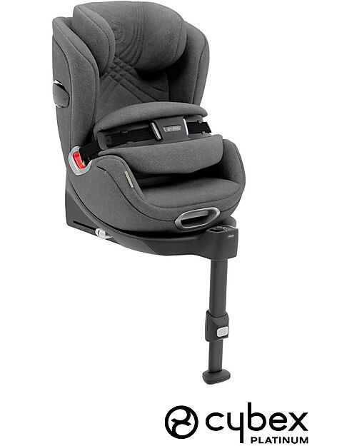 Cybex Anoris T i-Size Car Seat - Soho Grey/Mid Gray - from 15 Months to 6 Years Car Seats Group 1/2/3