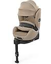 Cybex Anoris T2 i-Size Plus Car Seat - Cozy Beige - from 15 Months to 7 Years Car Seats Group 1/2/3