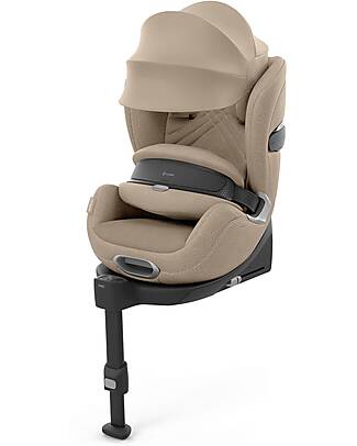 Cybex Anoris T2 i-Size Plus Car Seat - Cozy Beige - from 15 Months to 7 Years Car Seats Group 1/2/3