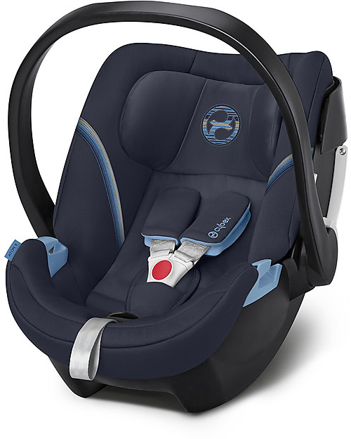 Cybex Aton 5 Infant Car Seat - Navy Blue - for Premature or Newborns Car Seats Group 0+/1