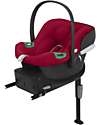 Cybex Aton B2 i-Size Car Seat - Dynamic Red  - One Base Included! Car Seats Group 0+/1