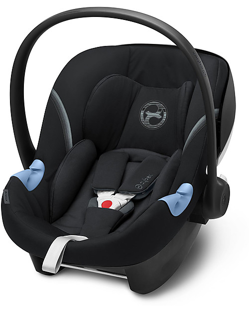 Cybex Aton M i-Size Car Seat - Deep Black - Safe from Birth Car Seats Group 0+/1
