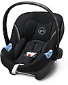 Cybex Aton M i-Size Car Seat - Deep Black - Safe from Birth Car Seats Group 0+/1