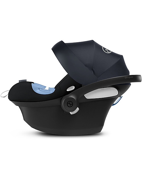 Cybex Aton M i-Size Car Seat - Granite Black - Safe from Birth Car Seats Group 0+/1