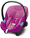 Cybex Aton M i-Size Car Seat - Magnolia Pink - Safe from Birth Car Seats Group 0+/1