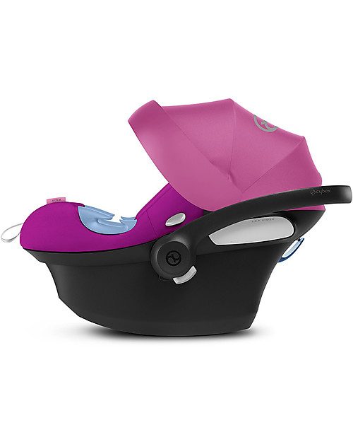 Cybex Aton M i-Size Car Seat - Magnolia Pink - Safe from Birth Car Seats Group 0+/1