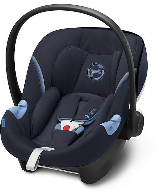 Cybex Aton M i Size Car Seat Navy Blue Safe from Birth boy