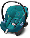 Cybex Aton M i-Size Car Seat - River Blue - Safe from Birth Car Seats Group 0+/1