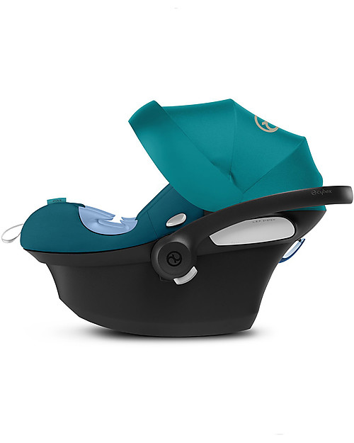 Cybex Aton M i-Size Car Seat - River Blue - Safe from Birth Car Seats Group 0+/1