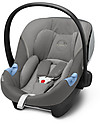 Cybex Aton M i-Size Car Seat - Soho Grey - Safe from Birth Car Seats Group 0+/1