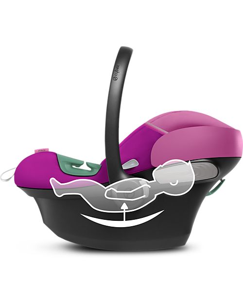 Cybex ATON S2 I-SIZE Car Seat - Magnolia Pink - Group 0+ Car Seats Group 0+/1