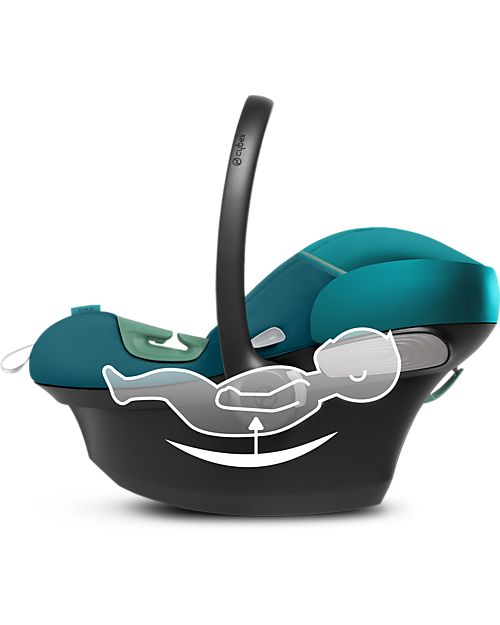Cybex ATON S2 I-SIZE Car Seat - River Blue - Group 0+ Car Seats Group 0+/1