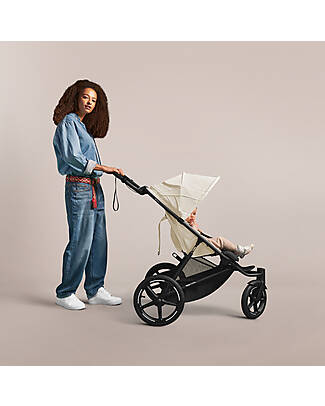 Cybex Avi Spin Stroller - Almond Beige - Three-Wheel All-Terrain Pushchairs