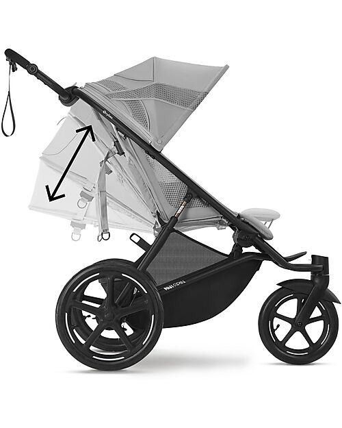 Cybex Avi Spin Stroller - Fog Grey - Three-Wheel All-Terrain Pushchairs