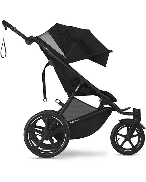 Black 3 wheel stroller hotsell