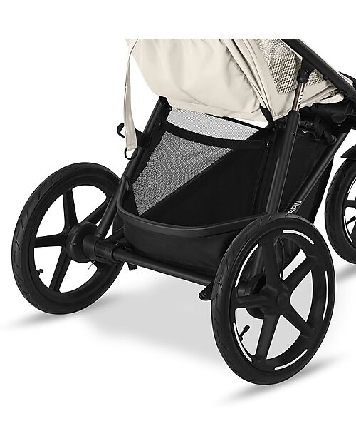 Black 3 wheel stroller best sale