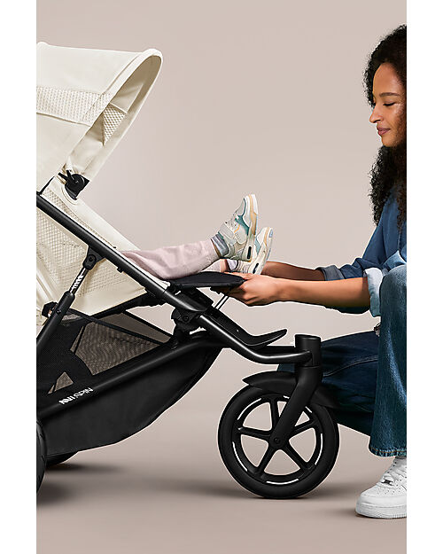 Cybex Avi Spin Stroller - Moon Black - Three-Wheel All-Terrain Pushchairs
