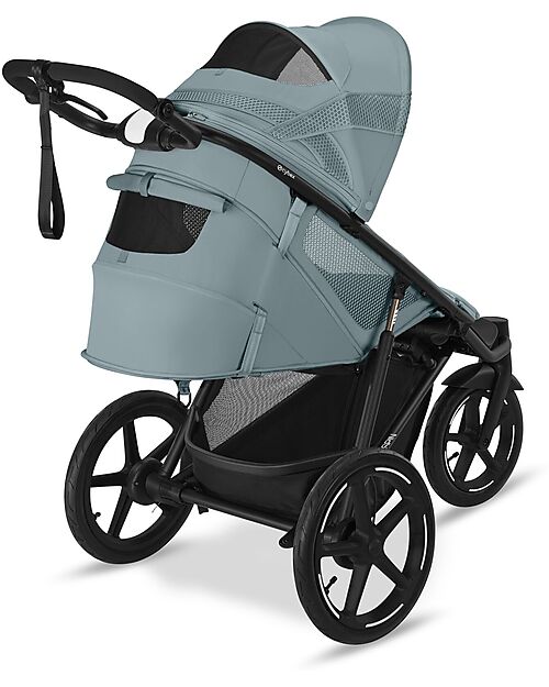 Cybex Avi Spin Stroller - Stormy Blue - Three-Wheel All-Terrain Pushchairs