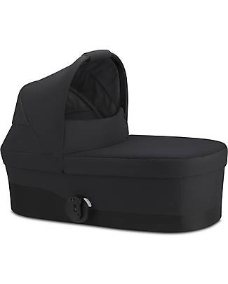 Cybex Bailos S Basic 3 in 1 - Deep Black - Balios S Lux Stroller + Cot S + Aton B2 i-Size + CS Adapater Trio and Duo Strollers