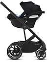 Cybex Bailos S Basic 3 in 1 - Deep Black - Balios S Lux Stroller + Cot S + Aton B2 i-Size + CS Adapater Trio and Duo Strollers