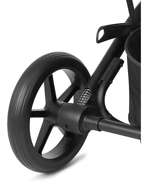 Cybex Bailos S Basic 3 in 1 - Deep Black - Balios S Lux Stroller + Cot S + Aton B2 i-Size + CS Adapater Trio and Duo Strollers