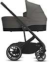 Cybex Bailos S Basic 3 in 1 - Soho Grey - Balios S Lux Stroller + Cot S + Aton B2 i-Size + CS Adapater Trio and Duo Strollers