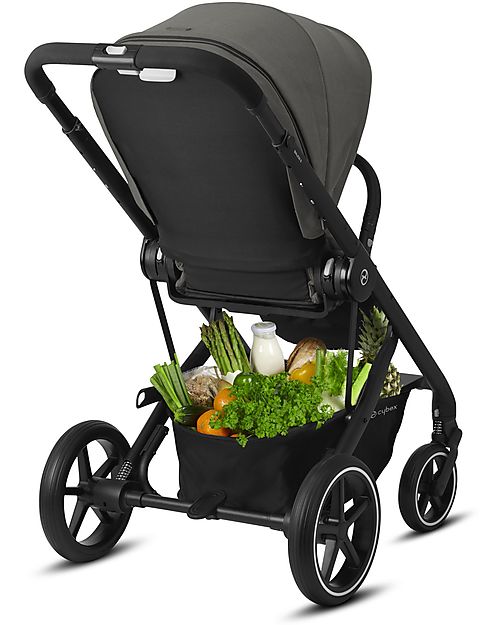 Cybex Bailos S Basic 3 in 1 - Soho Grey - Balios S Lux Stroller + Cot S + Aton B2 i-Size + CS Adapater Trio and Duo Strollers