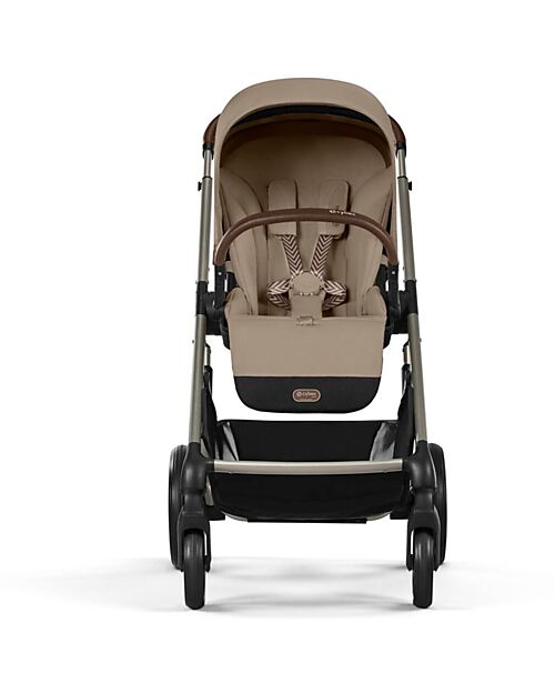 Cybex Balios S Lux Stroller - Almond Beige - Taupe Frame - from Birth up to 4 Years Pushchairs