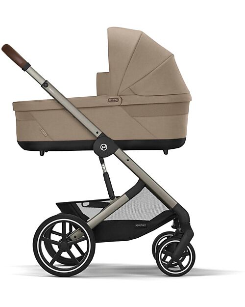 Cybex Balios S Lux Stroller - Almond Beige - Taupe Frame - from Birth up to 4 Years Pushchairs