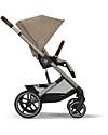 Cybex Balios S Lux Stroller - Almond Beige - Taupe Frame - from Birth up to 4 Years Pushchairs