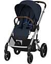 Cybex Balios S Lux Stroller - Blue Navy - Silver Frame - from Birth up to 4 Years Pushchairs