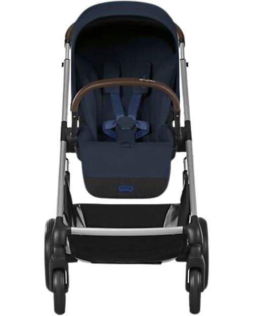 Cybex Balios S Lux Stroller - Blue Navy - Silver Frame - from Birth up to 4 Years Pushchairs