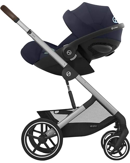 Cybex Balios S Lux Stroller - Blue Navy - Silver Frame - from Birth up to 4 Years Pushchairs