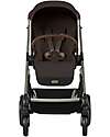 Cybex Balios S Lux Stroller - Chocolate Brown - Taupe Frame - from Birth up to 4 Years Pushchairs
