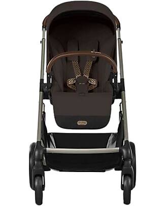 Cybex Balios S Lux Stroller - Chocolate Brown - Taupe Frame - from Birth up to 4 Years Pushchairs
