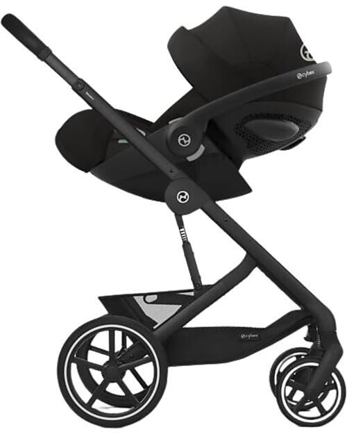 Cybex Balios S Lux Stroller - Moon Black - Black Frame - from Birth up to 4 Years Pushchairs