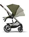 Cybex Balios S Lux Stroller - Moss Green/Khaki - Taupe Frame - from Birth up to 4 Years Pushchairs