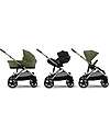 Cybex Balios S Lux Stroller - Moss Green/Khaki - Taupe Frame - from Birth up to 4 Years Pushchairs