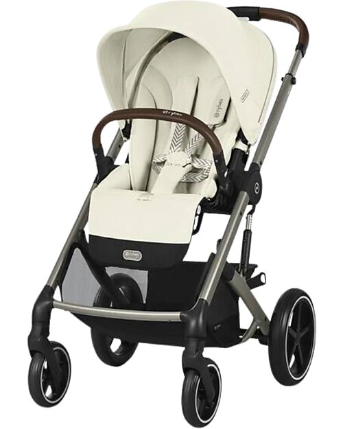 Cybex Balios S Lux Stroller - Seashell Beige - Taupe Frame - from Birth up to 4 Years Pushchairs