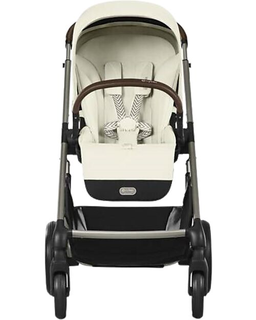 Cybex Balios S Lux Stroller - Seashell Beige - Taupe Frame - from Birth up to 4 Years Pushchairs
